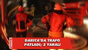 Darıca'da trafo patladı
