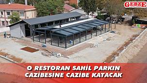 Darıca’daki yeni restoran sahil parkına yakışacak
