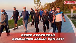 Darıca'dan Eskihisar'a sağlık için yürüdüler