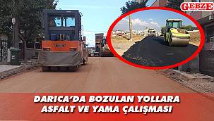 Darıca yollarında hummalı çalışma