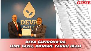 DEVA Çayırova'da kongre tarihi netleşti