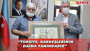 Ellibeş, Türkiye Azerbaycan Dernekleri Federasyonu'nu ziyaret etti