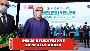 Gebze Belediyesi, Ankara'dan ödülle döndü
