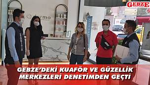 Gebze'de koronavirüs denetimleri sürüyor