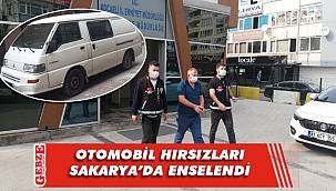 Gebze'de kamyonet çalan iki şüpheli yakalandı