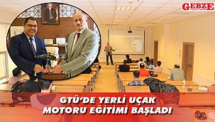 Gebze'de yerli uçak motoru eğitimi