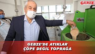 Gebze'nin kompost tesisi tam kapasite çalışıyor