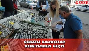 Gebze Zabıtası balıkçıları denetledi