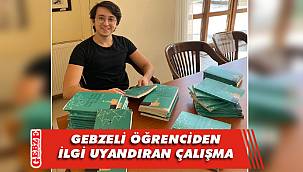 Gebzeli genç, matematik problemlerini kitaba döktü
