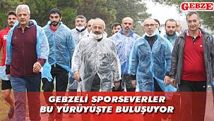 Gebzeliler yürüyüşü sevdi