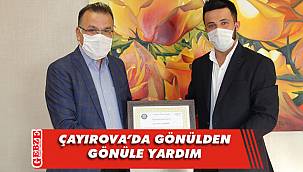 Gözen'den genç iş adamına teşekkür