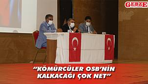 Hamza Şayir, Kömürcüler OSB hakkında konuştu