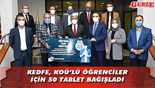 KEDFE'den ihtiyaç sahibi öğrencilere destek