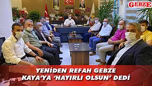 Kılıç ve ekibi, AK Gebze'ye gitti