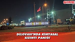 Kimyasal sızıntı kontrol altına alındı