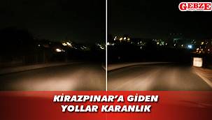 Kirazpınar sakinlerinin karanlık derdi