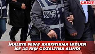 Kocaeli merkezli büyük operasyon