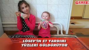 LÖSEV, Gebze'de kanser hastalarına et dağıttı 