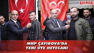 MHP Çayırova'dan görkemli üye töreni