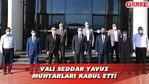 Muhtarların sorun ve taleplerini dinledi