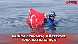 Şampiyon İzmit Körfezi’ne daldı