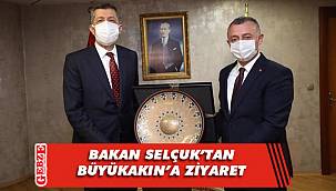 Selçuk, Büyükakın'ı makamında ziyaret etti
