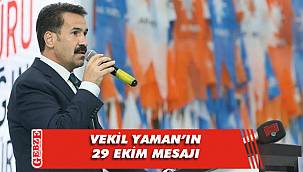 Vekil Yaman, Cumhuriyet Bayramı’nı kutladı