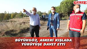 Yürüyüş öncesi çalışmaları denetledi