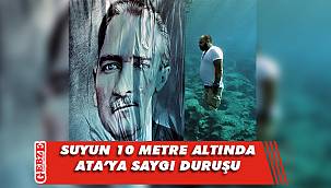 Ata'ya su altında saygı