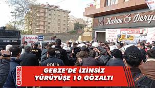 BMİS yürümek istedi, polis izin vermedi