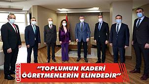 Büyükakın öğretmenleri konuk etti