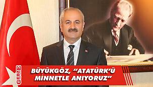 Büyükgöz, Atatürk'ü andı