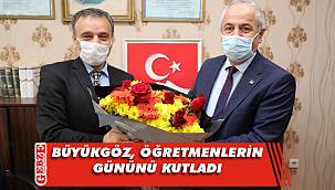 Büyükgöz'den öğretmenlere 24 Kasım ziyareti