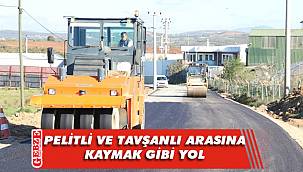 Büyükşehir, bozuk olan o yolu yeniliyor