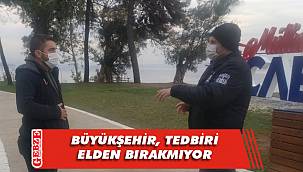 Büyükşehir’den maske ve sosyal mesafe denetimi