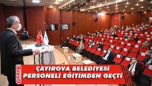 Çayırova'da personel eğitim aldı