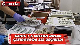 Çayırova'da sahte dolar operasyonu
