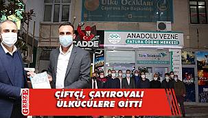 Çiftçi'den Ülkü Ocağı'na ziyaret