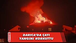 Darıca'da alevli gece