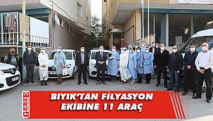 Darıca'da filyasyon ekibine araç desteği