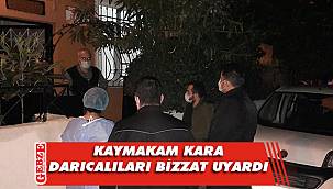 Darıca'da Kaymakam Kara filyasyon çalışmalarında