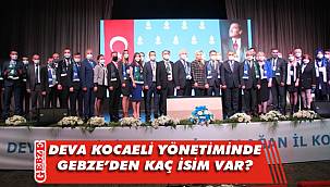DEVA Kocaeli'nin Gebzeli yöneticileri