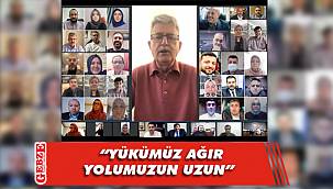 Ellibeş, il yöneticilerine telekonferansla seslendi