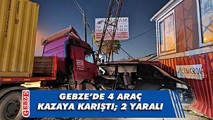 Gebze Balçık'ta korkutan kaza