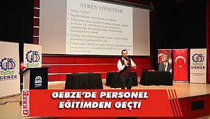 Gebze Belediyesi personeline stres eğitimi