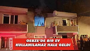 Gebze'de korkutan yangın