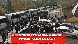 Gebze'de sendikanın eylem girişimi gergin sonlandı