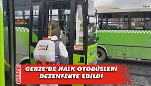 Gebze, kıyı bucak dezenfekte ediliyor