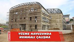 Gebze'nin havuzunda çalışmalar sürüyor