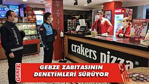 Gebze Zabıtası koronavirüs denetiminde